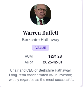 Warren Buffett · Berkshire Hathaway
